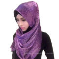 Nueva Ladys Bufanda de chifón de cabeza alta calidad Bufanda de chal musulmán de larga duración Hijab